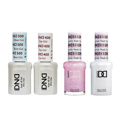 DND - Gel & Lacquer Combo - Nude Sparkle - #511