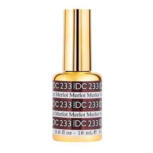 DND - DC Mermaid Collection - Merlot 0.5 oz - #233