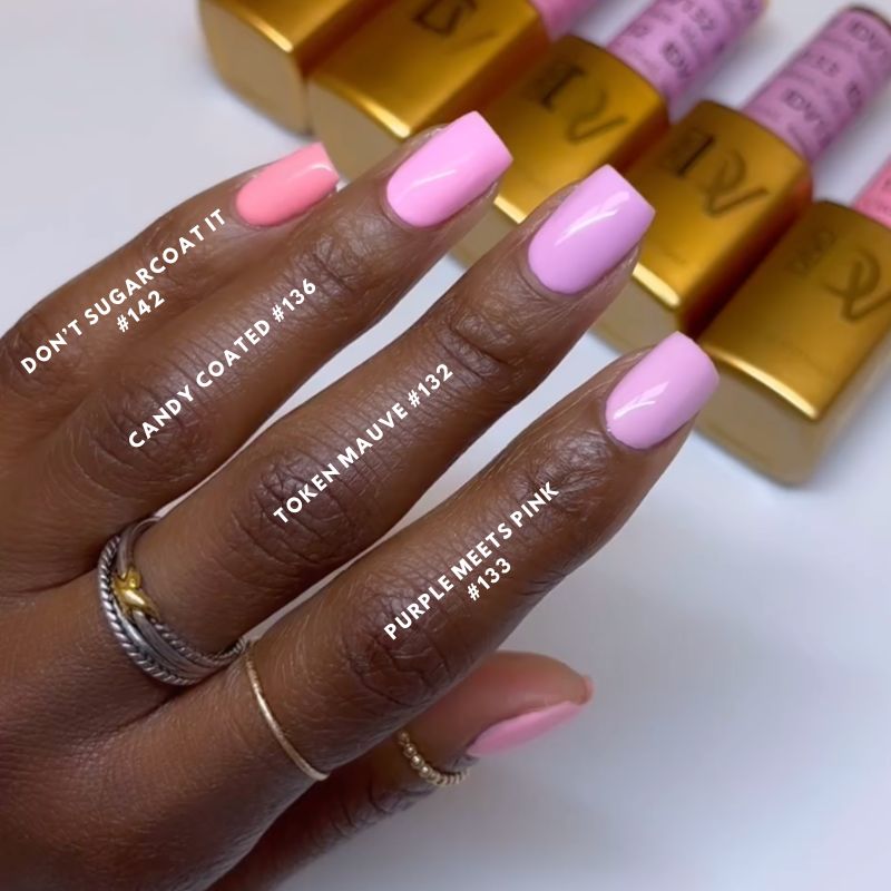 Purple Meets Pink DIVA  #133  DUO Gel & Lacquer