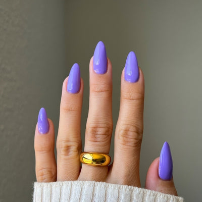 Side Of Ube DIVA #195  DUO Gel & Lacquer