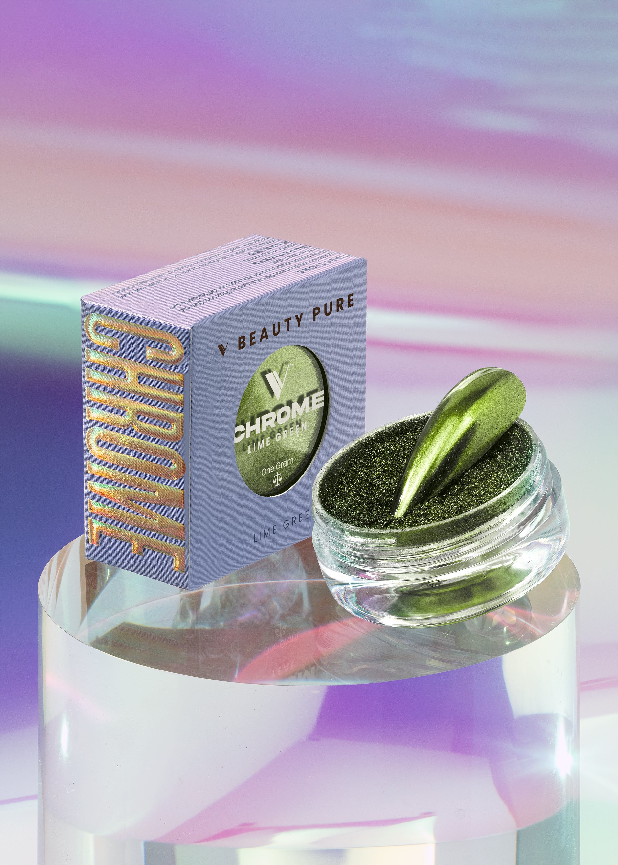 Valentino - Chrome Powder - Lime Green