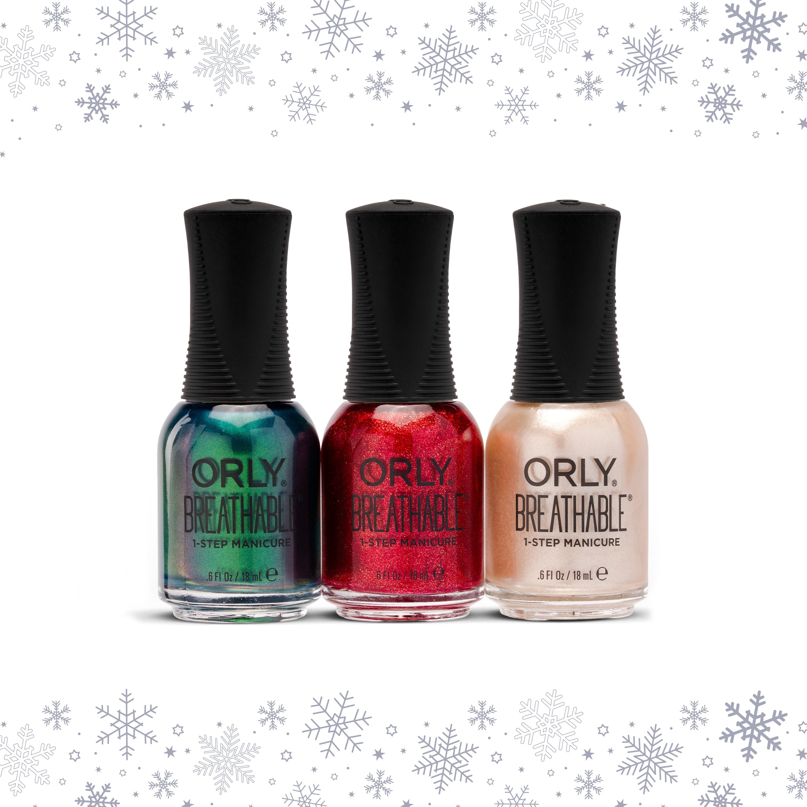 Orly - Dreaming of a White Mani Trio