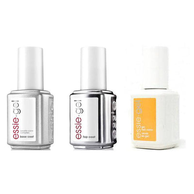 Essie Combo - Gel, Base & Top - Check Your Baggage 0.5 oz - #597G