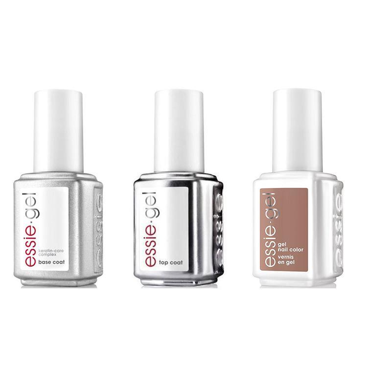 Essie Combo - Gel, Base & Top - Clothing Optional .5 oz - #1129G