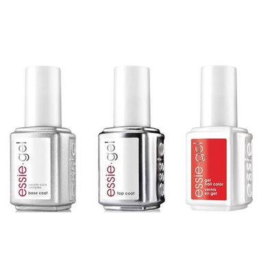 Essie Combo - Gel, Base & Top - Hiking Heels 0.5 oz - #992G