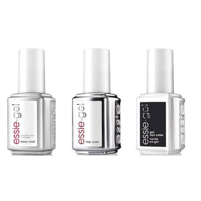 Essie Combo - Gel, Base & Top - On Mute 0.5 oz - #686G
