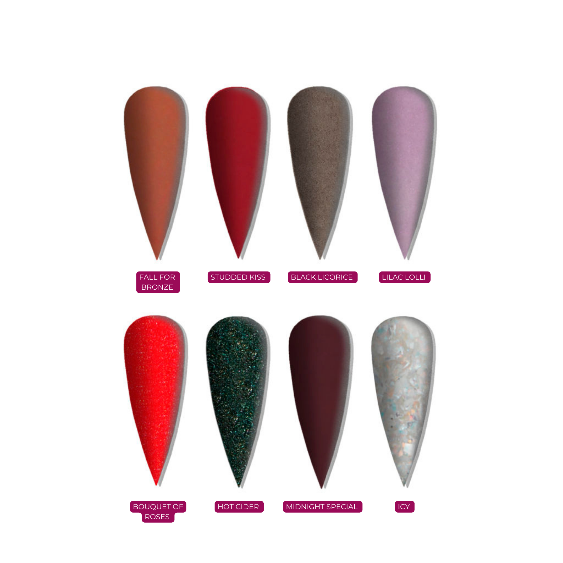 Notpolish -  FEMME FATALE BUNDLE (M25, M64,  CC1012, CC1010, OG127, OG111, OG182, OMG11)