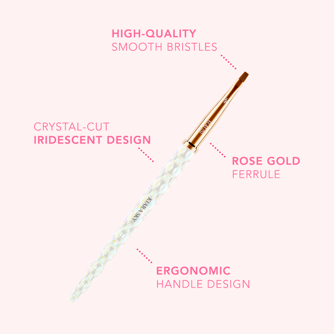 Kiara Sky -  Nail Art Brush - S Flat