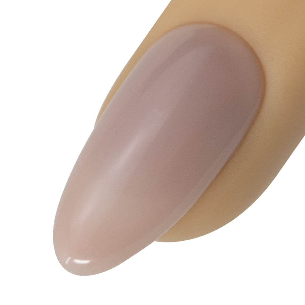 Young Nails -  Mani•Q Fiber Gel with Keratin, Cover Nude, Warm Pink Nude with a Peach Undertone, 1/3 oz