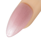 Young Nails -  Mani•Q Fiber Gel with Keratin, Pink Shimmer, Bright Pink with a Pearl Shimmer, 1/3 oz