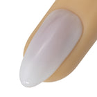 Young Nails -  Mani•Q Fiber Gel with Keratin, Soft White, A Soft White, 15g Jar