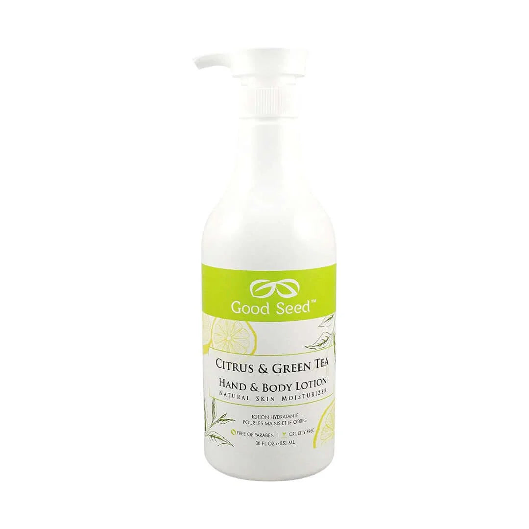 Good Seed Hand & Body Lotion (30oz/ 851ml) - Citrus & Green Tea
