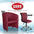 GS9057-02 ChiQ 2 Quilted Chair and Gs9020 Tech Stool
