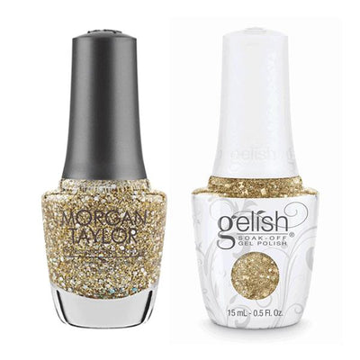 Gelish & Morgan Taylor Combo - All That Glitters Is Gold