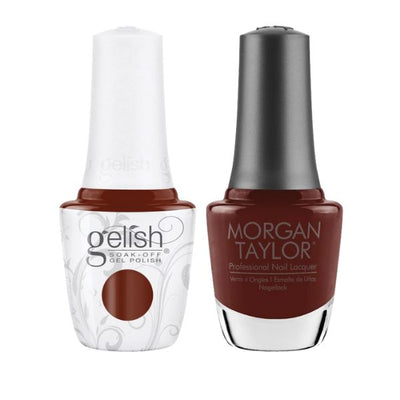 Gelish & Morgan Taylor Combo - Fifteen Minutes of Frame