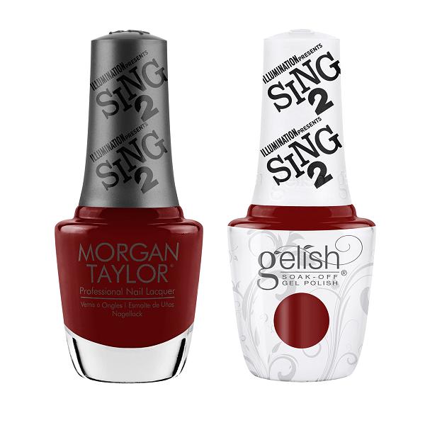 Gelish & Morgan Taylor Combo - Red Shore City Rouge