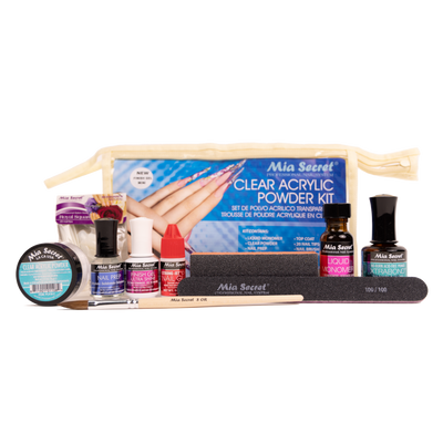 Mia Secret - Clear Acrylic Powder Kit