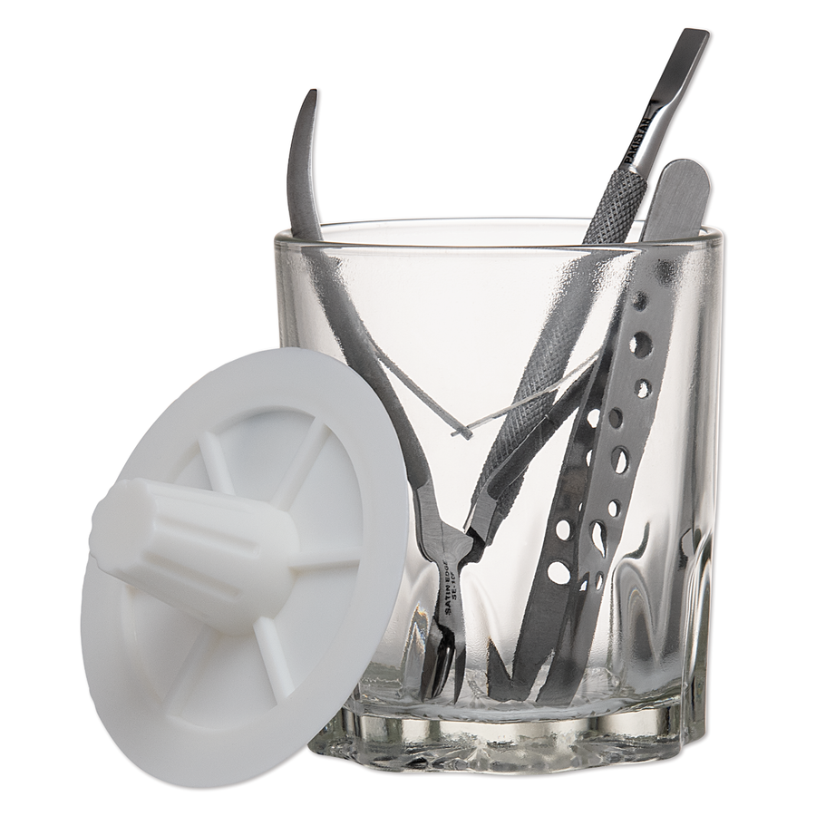 Glass Sterilizing Jar with Lid, 4 oz.