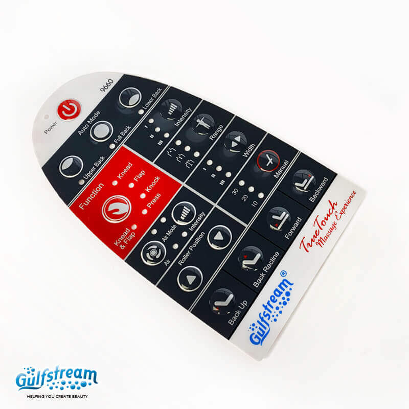Gs8089-S  9660 Remote Control Cover Sticker