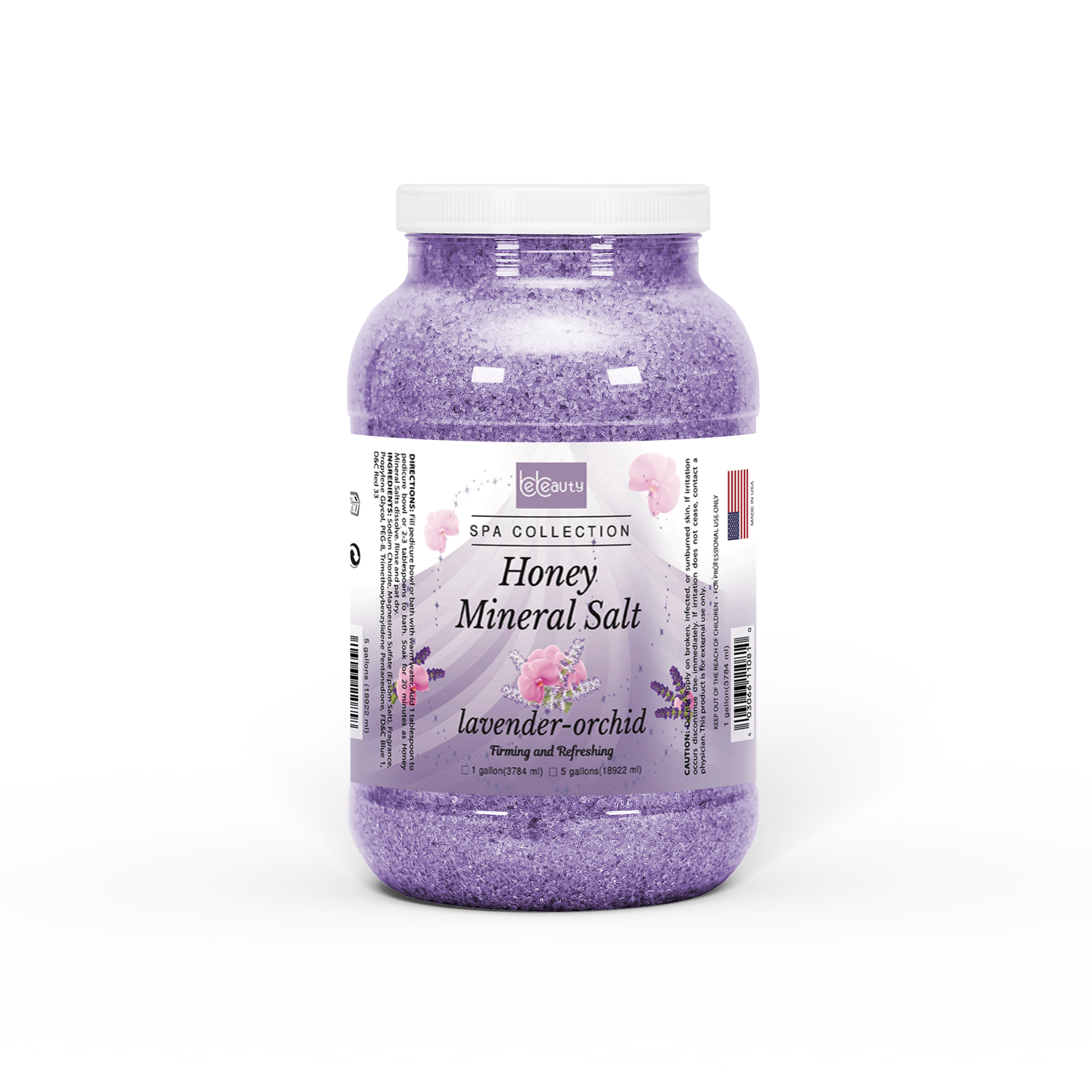 Be Beauty Lavender Orchid Honey Mineral Salt (5 Gallons)