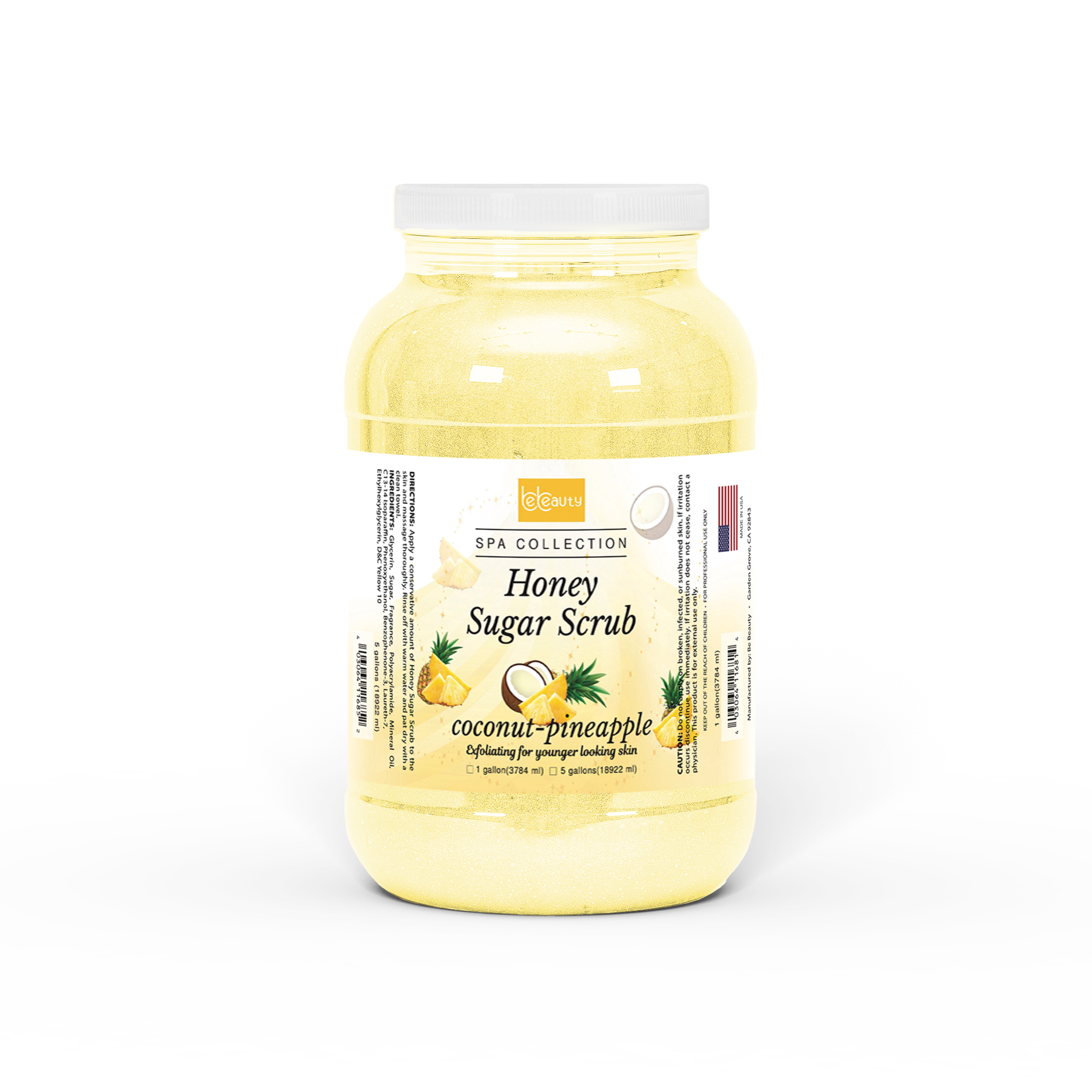 Be Beauty Coconut Pineapple Honey Sugar Scrub (Case)