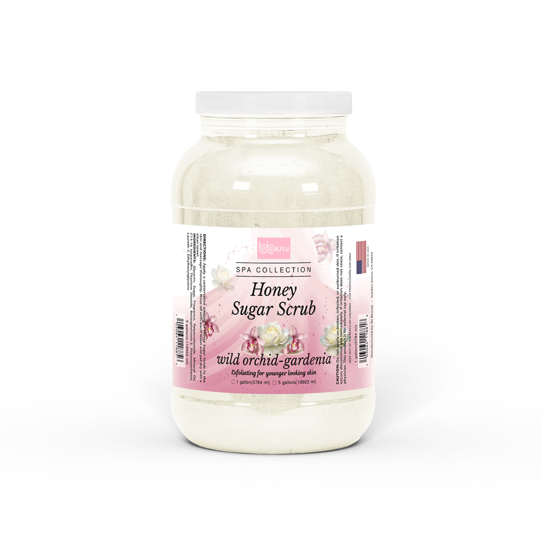 Be Beauty Wild Orchid Gardenia Honey Sugar Scrub (5 Gallons)