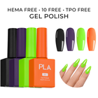 PLA Nail Lacquer 4-Pack Mini Gel Polish Set