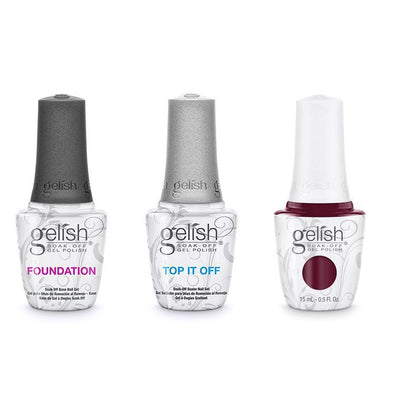 Harmony Gelish Combo - Base, Top & A Touch of Sass