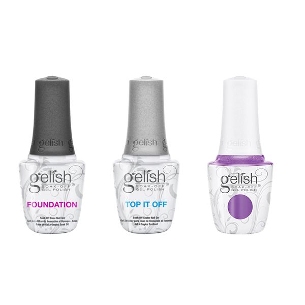 Harmony Gelish Combo - Base, Top & Before My Berry Eyes