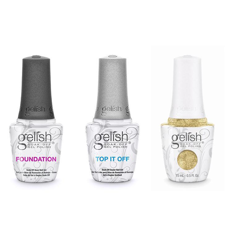 Harmony Gelish Combo - Base, Top & Bronzed