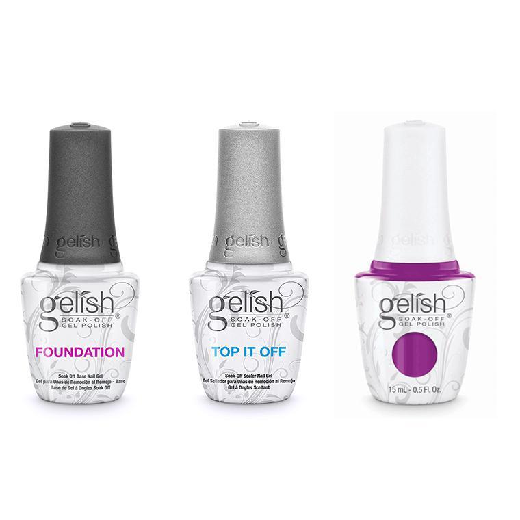 Harmony Gelish Combo - Base, Top & Carnaval Hangover