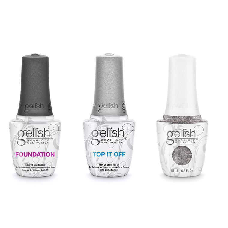 Harmony Gelish Combo - Base, Top & Chain Reaction