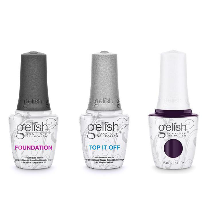 Harmony Gelish Combo - Base, Top & Cocktail Party Drama