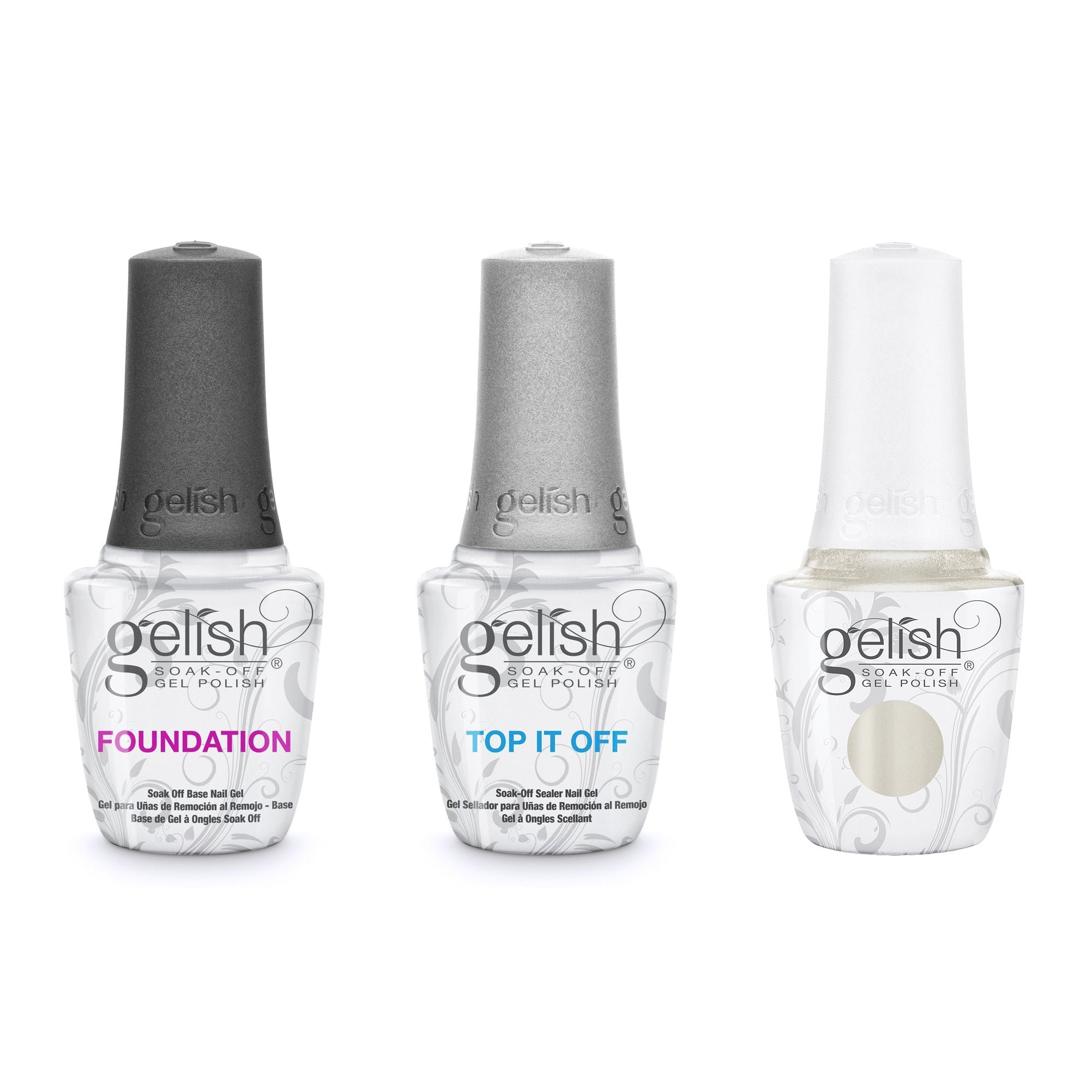 Harmony Gelish Combo - Base, Top & Dew Me A Favor