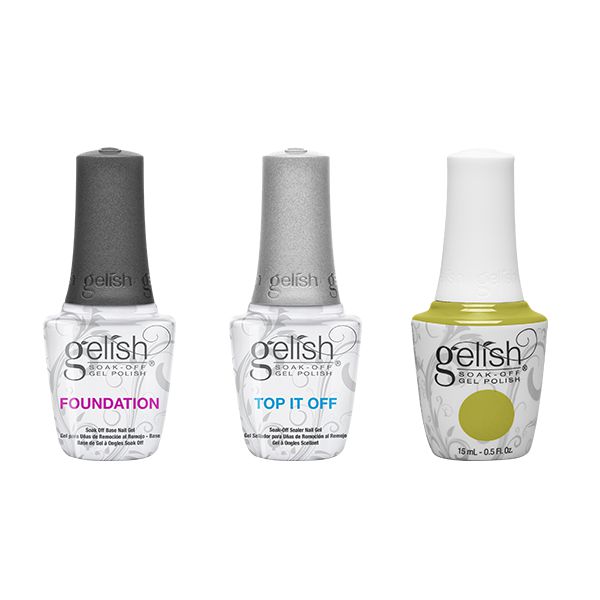 Harmony Gelish Combo - Base, Top & Flying Out Loud