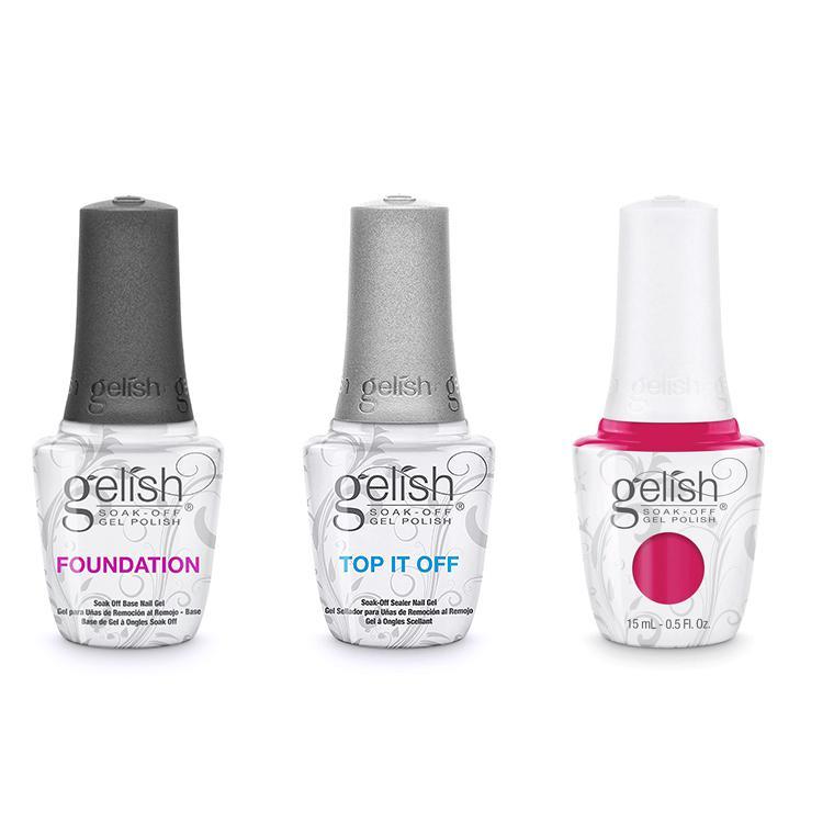 Harmony Gelish Combo - Base, Top & Gossip Girl