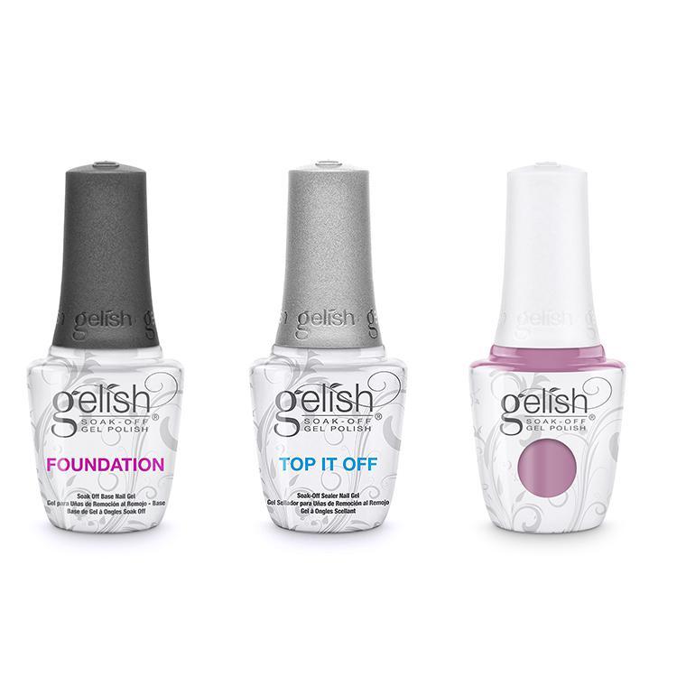 Harmony Gelish Combo - Base, Top & Merci Bouquet