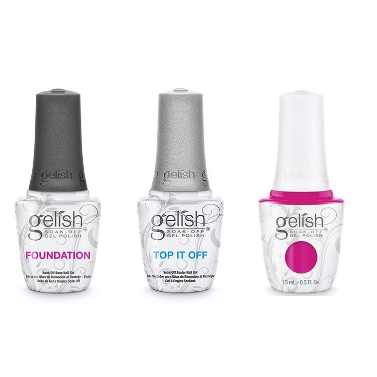 Harmony Gelish Combo - Base, Top & Pop-arazzi Pose