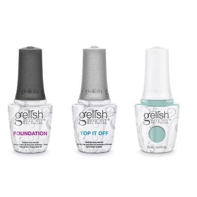 Harmony Gelish Combo - Base, Top & Sea Foam