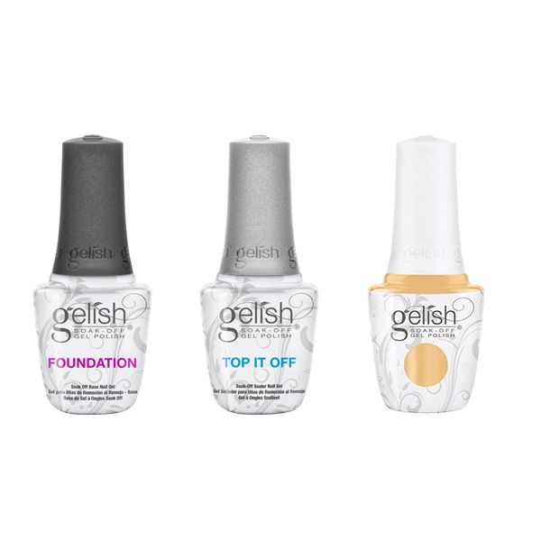 Harmony Gelish Combo - Base, Top & Sunny Daze Ahead