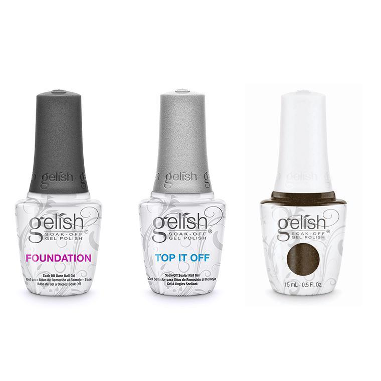 Harmony Gelish Combo - Base, Top & Sweet Chocolate