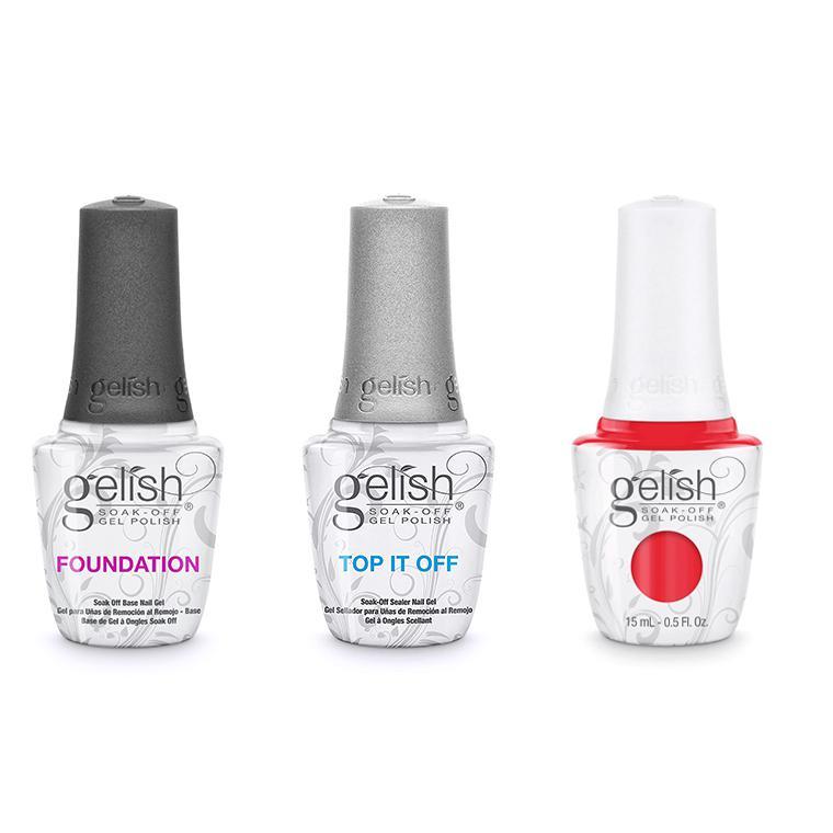 Harmony Gelish Combo - Base, Top & Tiger Blossom