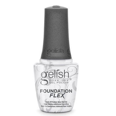 Harmony Gelish - Foundation Flex Soak-Off Rubber Base Nail Gel - Clear (0.5 oz)