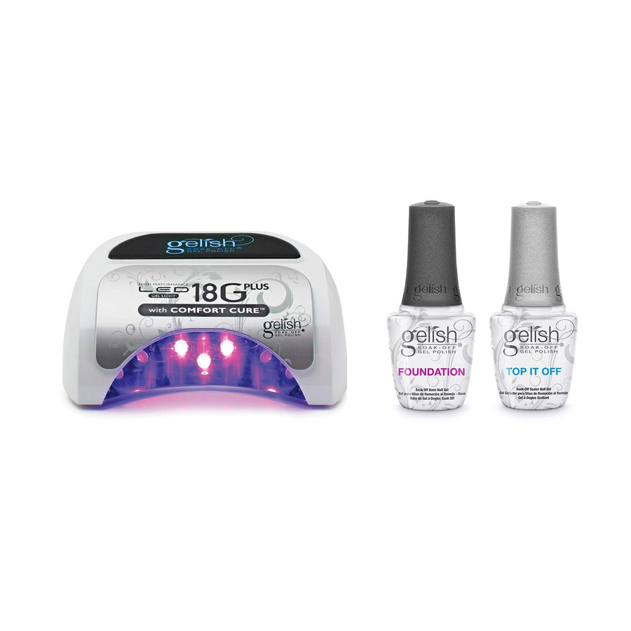 Harmony Gelish - LED 18G Light PLUS with Comfort Cure Gel Kit