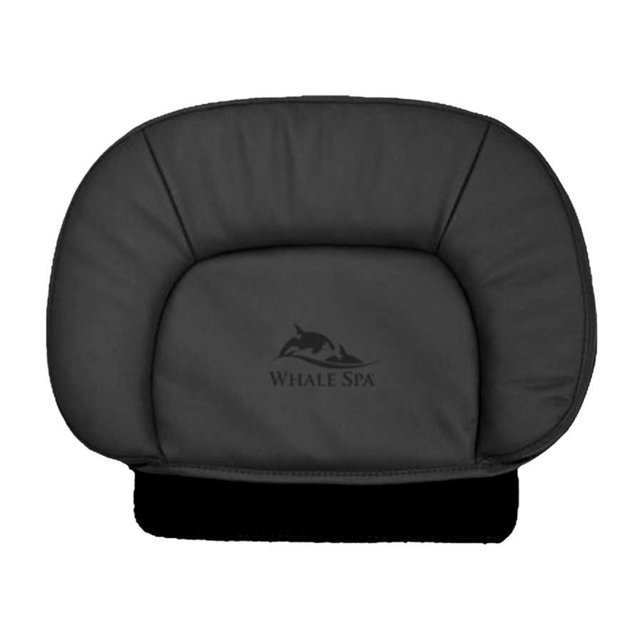 Whale Spa -  PU Head Pillow