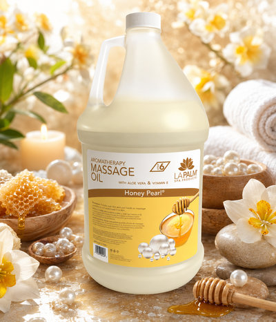 La Palm Massage Oil Honey Gallon