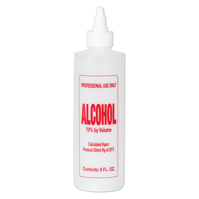 Imprinted Twist Top Bottle, Alcohol, 8 oz.