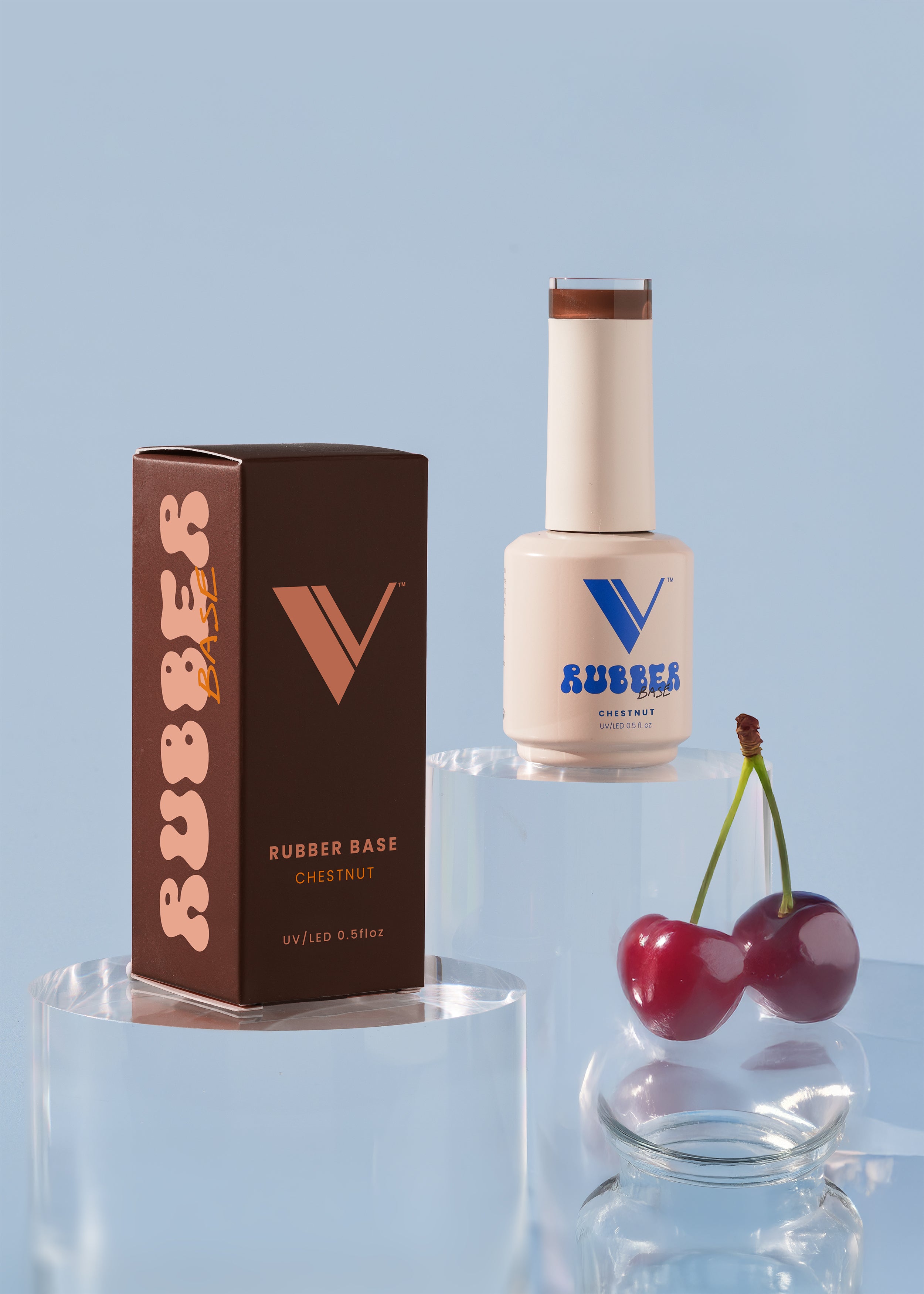 Valentino - Rubber Base - Chestnut