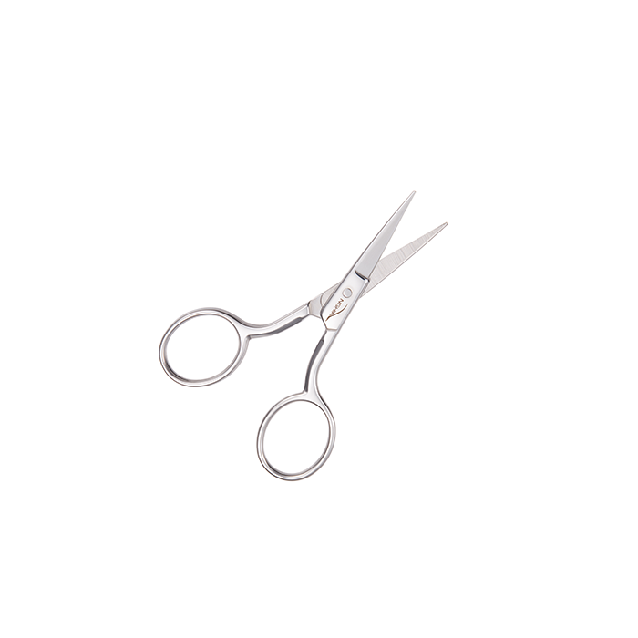 Large Blade Eyebrow Scissors - KM-605 (Stainless Steel)