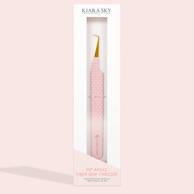 Kiara Sky -  90° Angle Fiber Grip Tweezer